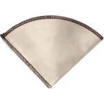 Versez sur le filtre � caf� en acier inoxydable sans papier goutte � goutte c�ne filtre � caf� cafeti�re ...