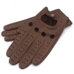 Version am�lior�e des gants de conduite pour hommes en peau de mouton non doubl�s