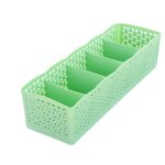 (vert) bo�te de rangement � tiroir, organiseur de tiroir de bureau avec 5 compartiments, grille perfor�e, ...