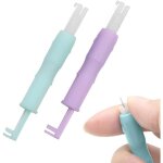 Vert + violet 2 aides � l'enfilage de l'aiguille pour machine � coudre enfile aiguille rapide enfile ...