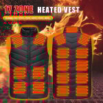 Sjlerst - veste chauffante homme femme, gilet chauffant Électrique avec 17 zones, pour moto chasse randonnée ... Sjlerst - veste chauffante homme femme, gilet chauffant Électrique avec 17 zones, pour moto chasse randonnée ...