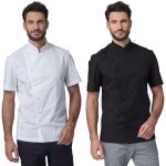 Veste de chef à manches courtes siggi nick - m - noir Veste de chef à manches courtes siggi nick - m - noir