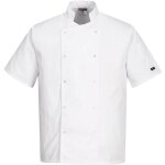 Veste de cuisine cumbria couleur : blanc taille 4xl portwest