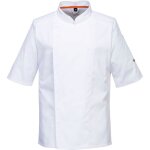 Veste de cuisine manches longues stretch mesh air pro - xxxl - blanc portwest