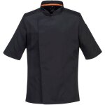 Veste de cuisine manches longues stretch mesh air pro - m - noir - portwest
