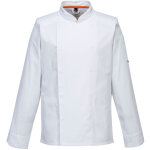 Veste cuisine meshair pro l / s - taille xs - blanc portwest