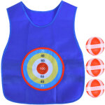 Veste de jeu avec balles collantes pour enfants - jeu de cible amusant pour activit�s sportives en ext�rieur ...