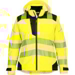 Veste de pluie femme haute visibilit pw3 jaune / noir xs
