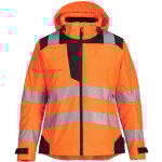 Portwest - veste de pluie haute visibilit pw3 pour femme - l - orange / noir