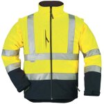 Veste de travail softshell station - jaune fluo s - 40 / 42