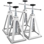 Vevor lot de 4 chandelles de stabilisation pour caravane stabilisateur pour camping - car charge 2, 72 ...