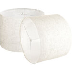 Vevor abat - jour tambour, 2 pcs, 330 x 330 x 250 mm, abat - jour de remplacement moyen en lin pour lampes ...
