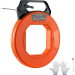 Vevor aiguille electricien 38, 1 m tire fils electrique en pet extracteur tirage de fil cable flexible ...