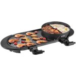 Vevor appareil a fondue chinoise shabu shabu avec gril 2 - en - 1, grill electrique sans fumee 2200 w, ...