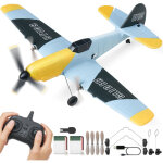 Vevor avion rc, avion telecommande 2, 4 ghz 3 canaux avec gyroscope a 6 axes, jouet deavion de combat ...