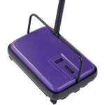 Vevor balai mecanique largeur de balayage 170 mm, balayeuse manuelle pour planchers et tapis avec bac ...