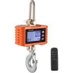 Vevor balance electronique pour grue 1000 kg, balance a grue orange, sensible ecran lecture led facile ...