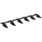 Mophorn - vevor barre a dents de godet, 1200 mm, dent de godet de tracteur, barre a 6 dents pour chargeur, ...
