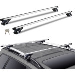 Vevor barres de toit transversales universelles 2pcs verrouillables porte - bagages voiture en aluminium ...