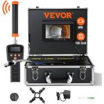 Vevor - mophorn camera deinspection des canalisations deegout ecran 7 pouces 1000tvl 131ft