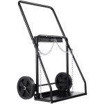 Vevor chariot de bouteille de soudage double, charge statique 200 kg, chariot de reservoir deoxygene ...