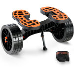 Chariot de kayak 145 kg chariot transport cano detachable avec roues pleines 25, 4 cm largeur ajustable ...