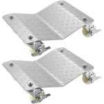 Vevor chariots de manutention de voiture, 2 pcs capacite 500 kg chariot de deplacement, plate - forme ...