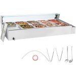 Vevor chauffe - plat buffet a 10 bacs de 7, 6 l, bain - marie electrique 1700 w, buffet chauffant en ... Vevor chauffe - plat buffet a 10 bacs de 7, 6 l, bain - marie electrique 1700 w, buffet chauffant en ...