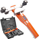 Vevor cintreuse arbalete 6 - 22 mm cintreuse a cliquet de tubes manuelle 7 matrices 90� cintrage avant ...