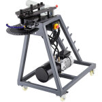 Vevor cintreuse de tubes electrique, 750 w, cintreuse mobile avec roulettes, verin hydraulique 6 l, 3 ...