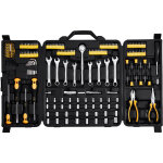 Vevor coffret deoutils de mecanicien 221pcs, douilles 1 / 4  3 / 8  sae et metrique, kit deoutils de ...