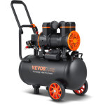 Mophorn - compresseur deair 6. 3 gallon, 2hp, 3. 35 cfm @ 90 psi, sans huile, max 116 psi, 70 db ultra ...