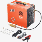 Vevor compresseur deair pcp, 300 w 30 mpa, avec convertisseur integre et systeme de refroidissement par ...