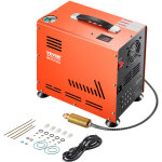 Vevor compresseur deair pcp, 800 w 30 mpa, double cylindre, avec systeme de refroidissement par ventilateur ...