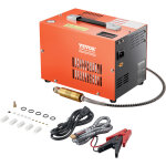 Vevor compresseur deair portable pcp, 300 w 30 mpa, avec convertisseur integre et systeme de refroidissement ...