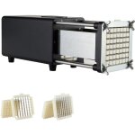 Vevor coupe - frites electrique, coupe - legumes multifonction avec lame en acier inoxydable de 12, 7 ...