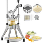 Mophorn ? coupe - frites manuel professionnel en inox ? lame 0, 95 cm ? 2 lames de rechange ? poign�e ...