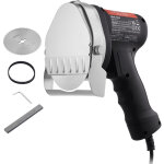 Vevor couteau a kebab electrique 80 w, trancheuse a viande turc shawarma d�ner kebab commerciale en inox, ...