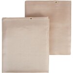 Vevor couverture de soudage ignifuge, lot de 2 couverture anti - feu fibre de verre traite thermique ...
