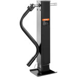 Vevor cric de remorque, support cric remorque a souder capacite de charge 5443 kg avec manivelle pour ...