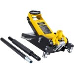 Vevor cric rouleur 2 tonnes, cric de plancher hydraulique a profil bas, hauteur de levage 80 - 370 mm, ...