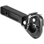 Vevor crochet attelage, capacite de remorquage 9070 kg, compatible avec recepteur de connexion 5 cm, ...