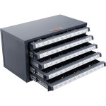 Vevor distributeur de forets 60 compartiments etiquetes 1 - 60 boite de rangement pour forets a 5tiroirs ...