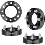Vevor - elargisseur de voie 4pcs epaisseur 38 mm, entretoises de roue 6 boulons, modeles de boulons 152x140 ...