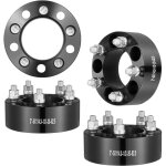 Vevor elargisseur de voie 4pcs epaisseur 51 mm, entretoises de roue 5 boulons, modeles de boulons 127x114 ...