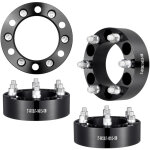 Vevor elargisseur de voie 4pcs epaisseur 51 mm, entretoises de roue 6 boulons, modeles de boulons 152x140 ...