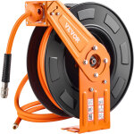 Vevor enrouleur tuyau a air comprime hybride ferme retractable 9, 53 mm x 19, 81 m? pression 300 psi ...