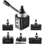 Vevor ensemble de poteaux deoutil a changement rapide, 6 pcs, porte - outil de tour, poteau deoutil de ...