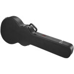 Vevor etui guitare electrique rigide en forme gourde 1050 mm avec verrouillage a cles, poignee, rembourrage ...