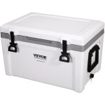 Vevor glaciere portable 49, 2 l 45 - 50 canettes glaciere rigide isotherme hermetique en plastique pp ...